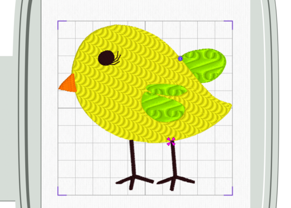 Cute Chick Embroidery