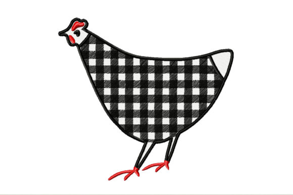 Farmer’s Black and White Chicken