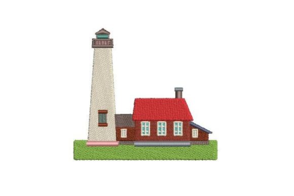 Lighthouse with a Keepers House